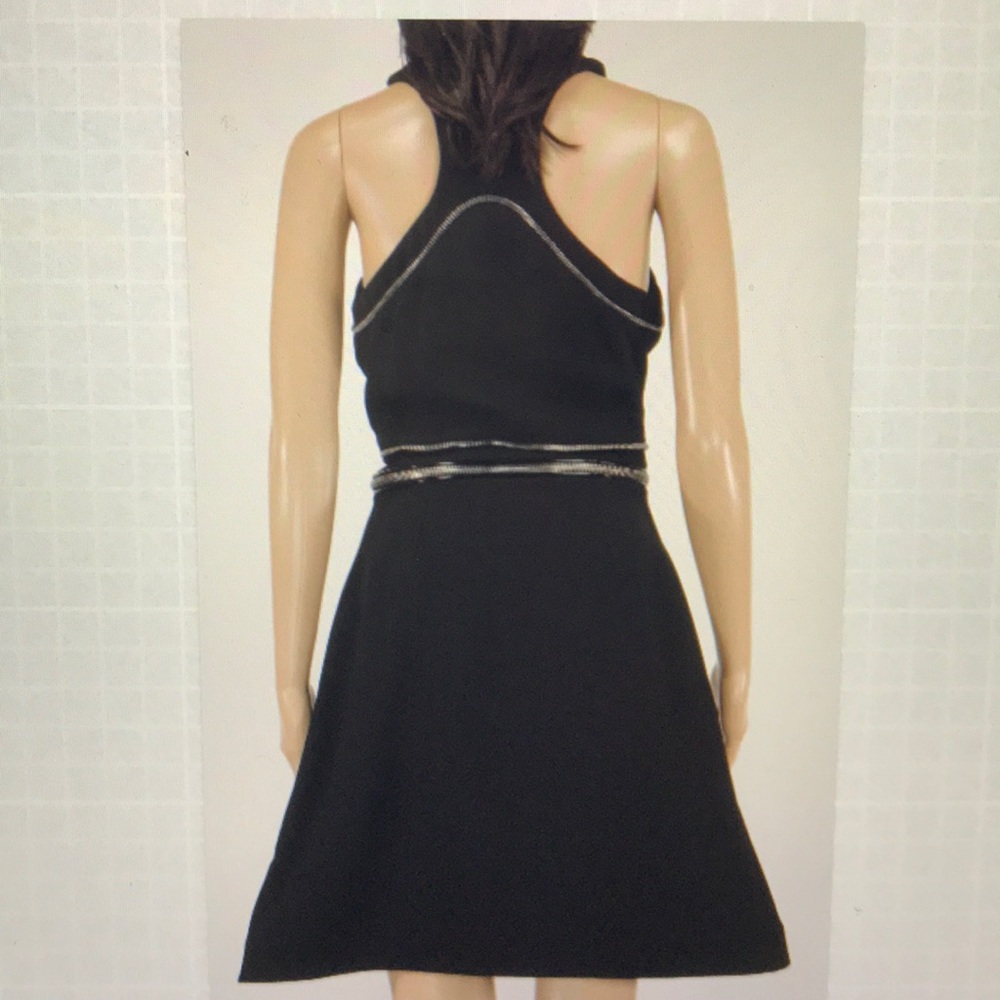 Alexander McQueen zip-detailed black dress - Picture 4 of 9